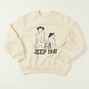 [지프키즈]테두리곰 맨투맨  KO3TSU894