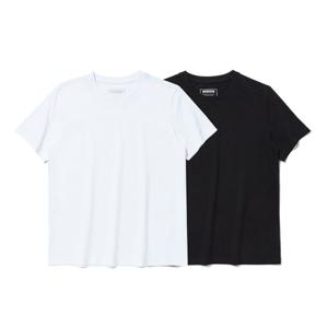 [인터크루]2PACK 반팔티셔츠 화이트X블랙 ITY5TR01GWB