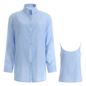 샵앤) 토리 여성 나시 실키 블라우스 세트 EAN-WSET-1419-소라