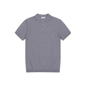 [페라로밀라노] (정가158000) 에센셜 카라 반팔 스웨터 그레이 (AECA20134)