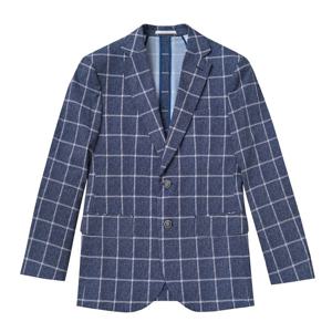 [페라로밀라노] (정가359000) 여름 체크 자켓 딥블루 (AM0DJK20545)