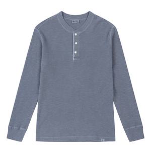 [페라로밀라노] (정가159000) 와플조직 헨리넥 티셔츠 딥블루 (AM0DKS15246)