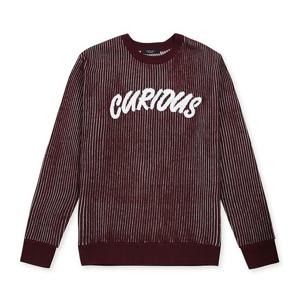 [잭앤질] 레터링 쟈가드 세로골 포인트 니트(32164SR503_BD)