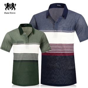 파크타운 단가라 PK 반팔 카라티셔츠_E2-0M125