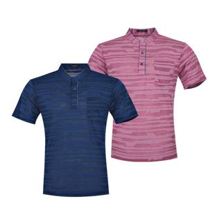 토마스하디 테크패턴 차이나카라 반팔셔츠_I2-3W089