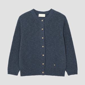 [UNIT]리사이클 린넨 혼방 크루넥 니트 가디건 [UFJKCA250N-NAVY]