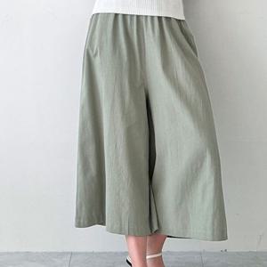 팬츠 통바지 레그팬츠 와이드 린넨 ST230348