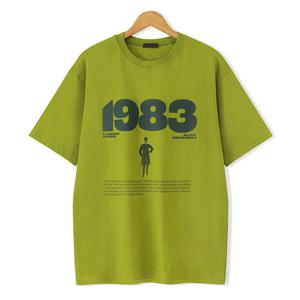 [엠엔씨][MNC] 1983레터링 오버핏 반팔티 (MDBT735CA)