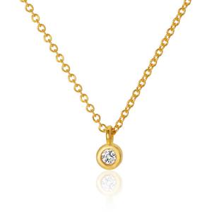 [삼성금거래소] 순금 다이아 포인트 목걸이