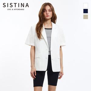 [SISTINA] 인기 코튼 백 슬릿 싱글 자켓_AWWJKO21770