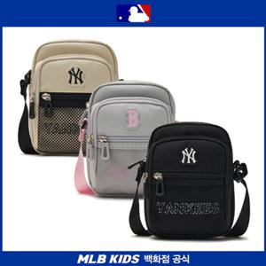 [MLB키즈US] (7ACRB084N) 베이직 메쉬 미니 크로스백 아동가방 키즈가방