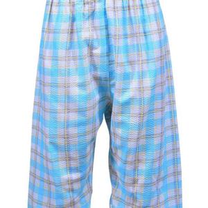 평화 체크 홈웨어 남자 엠보 8부 파자마 집에서입는