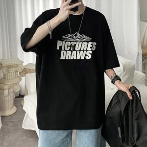 [리빌모아]남자 여름 오버핏 반팔티 반팔 티셔츠 DMS-TSH-SCC020