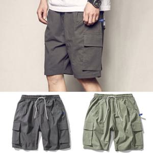 [리빌모아]남자 카고 밴딩 쇼츠 반바지 베이직 DMS-PTH-SAL800