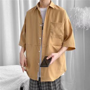 [리빌모아]남성 베이직 빅포켓 데일리 반팔 셔츠 DMS-SHH-SCC175