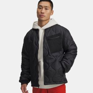 [언더아머(백)]남성 헤리티지 경량 집업 숏 패딩 라이트웨이트 다운 퀄팅 자켓 6000522-001