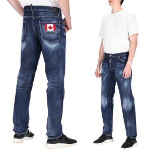 패치 슬림진 S74LB1335 S30664 470 남성 데님 팬츠 진 청바지