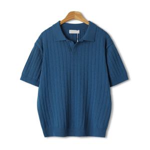 [엠엔씨][MNC] 부클 오픈카라 반팔니트 (MDBT771RO)