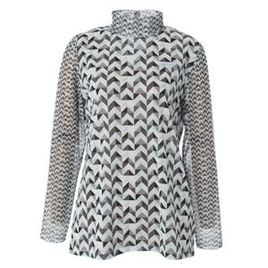 [조순희]패턴 시스루 슬리브(FMMT260)