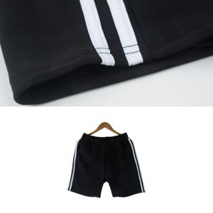 [리빌모아]남녀공용 두줄 5부 트레이닝반바지 SD4-PTH-SDM200447