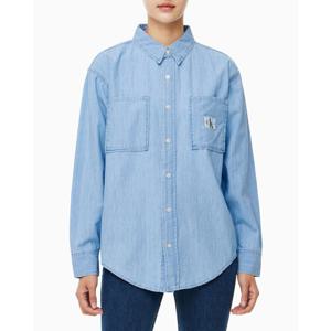 [CK진]여성 오버사이즈 긴팔 데님 셔츠(J224343)