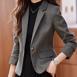 [패션시그널] 데일리픽 클래식 헤링본 싱글자켓 EEAD8D