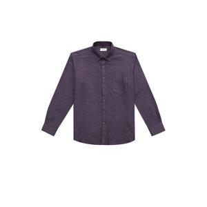 [BY파크랜드][오스틴리드]퍼플 올오버 프린트 기모셔츠_A2CL1311