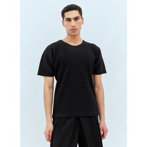 이세이미야케 옴므플리세 플리츠 반팔티셔츠 HP48JK420 15 BLAC