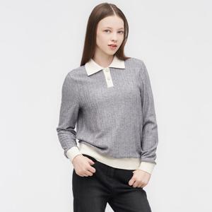 [링스] 여성 카라 단추 포인트 풀오버 L21D3TO153_MG