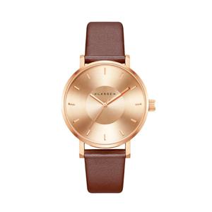 [마션틴트(잡화)]클라쎄14 VOLARE ROSE GOLD BROWN 42mm VO14RG002M