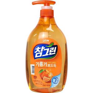 기름기뽀드득 제주 천혜향 펌프 1kg 참그린 주방세제