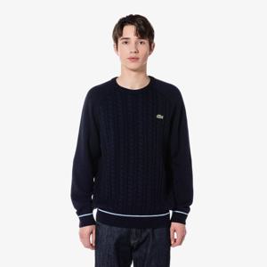 [라코스테 공식]남성 케이블 라운드 스웨터 AH806E-54N HDE