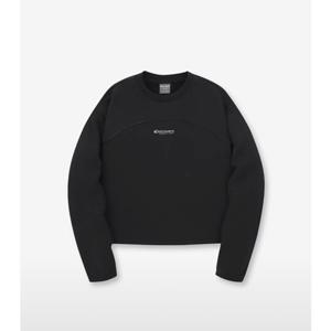 (디스커버리) 24F W 겨울 DWMT91046BKS 여성 세미크롭 기모 맨투맨