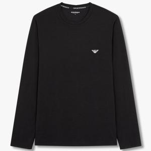 [엠포리오 아르마니 언더웨어]이글 로고 롱 슬리브 라운지 티셔츠(0814336001)