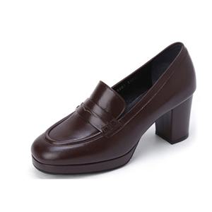 [금강제화] 르느와르 RENPUC4801K여성 가보시 로퍼 힐(7cm)