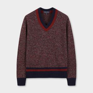 [브룩스브라더스] 트위드 패턴 테니스 스웨터 (멀티) (BBWNMM38807EW)