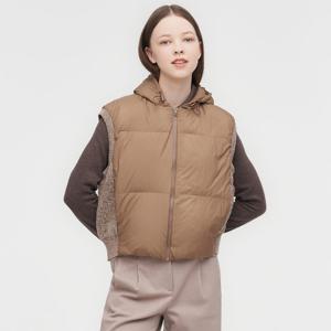 [링스] 여성 다운 하이브리드 후드 베스트 L21D4SV161_BG