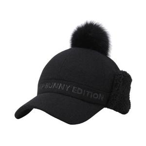 [마스터바니에디션] 여성 탈착 폼폼이 덤블 레터링 헌팅캡(421D4CP404)