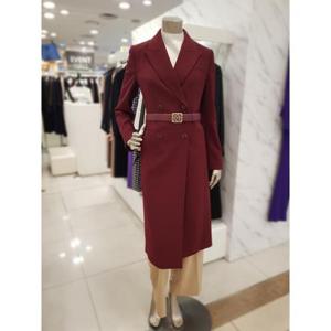 미니멈 세이브존01 심플 카라 더블 롱 자켓 MWCAWJ8070