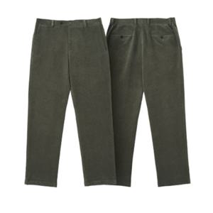 [맨잇슈트]맨잇슈트 가을 겨울 코듀로이 카키 사판 골덴 밴딩슬랙스 바지