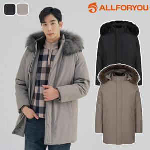 올포유 역시즌패딩 롱패딩 헤비 경량 구스 거위털 남