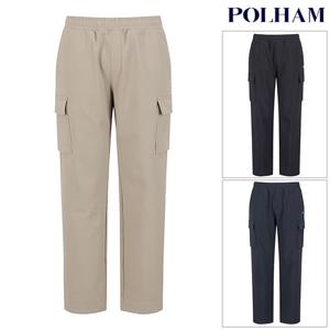 폴햄  남성 무브 기모 탄성 카고 스트레이트 팬츠 바지(PHE4PT1728)