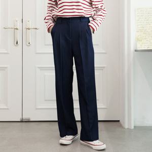 샵앤) 여성 통 투턱 밴딩 슬랙스 청바지N PRO-WPT-3874-흑청