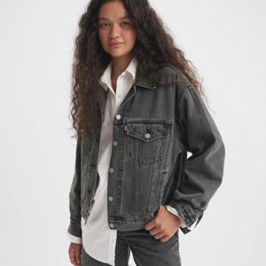 여성 90s 트러커  루즈핏 데님자켓   A1743-0000