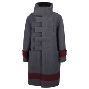 버버리 스트라이프 울 터플 롱코트 8045473