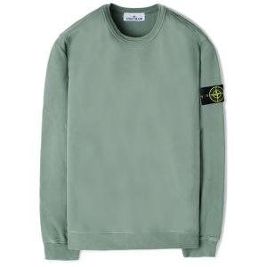 23FW 스톤 와펜 기모 맨투맨 더스티민트 791562420 V0055