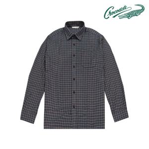 [크로커다일] 노멀 약피치 윈도우 체크 노멀핏 남방 CDAAAWS3408
