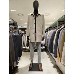 [바쏘]바쏘FW부드러운 울케시미어소재 구스내피탈부착셋인하프코트(YBS4CJ22)