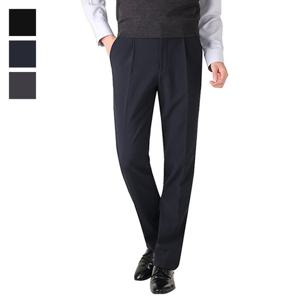 [리빌모아]남자 겨울 원턱 기모 정장바지 LV-SPK-5402-네이비