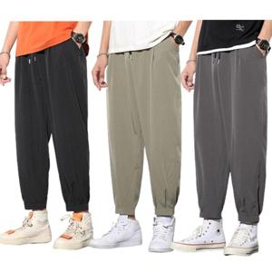 [리빌모아]남자 와이드 배기 9부 밴딩 조거 바지 DMES-PTA-STS14